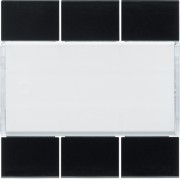 Enjoliveur 6PB KNX night - APPAREILLAGE MURAL  HAGER WXE306N