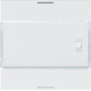 Enjoliveur 2PB KNX LED pure - APPAREILLAGE MURAL  HAGER WXE312B