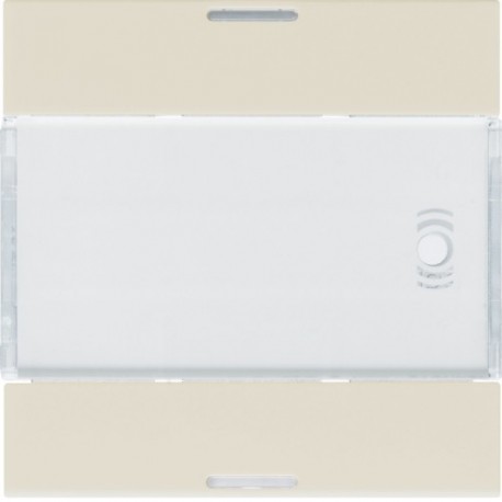 Enjoliveur 2PB KNX LED dune - APPAREILLAGE MURAL  HAGER WXE312D