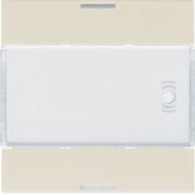 Enjoliveur 2PB KNX LED dune - APPAREILLAGE MURAL  HAGER WXE312D
