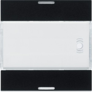 Enjoliveur 2PB KNX LED night - APPAREILLAGE MURAL  HAGER WXE312N