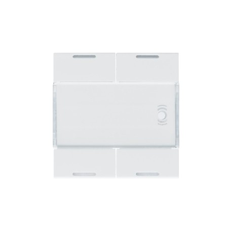 Enjoliveur 4PB KNX LED pure - APPAREILLAGE MURAL  HAGER WXE314B