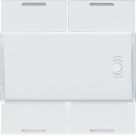 Enjoliveur 4PB KNX LED pure - APPAREILLAGE MURAL  HAGER WXE314B