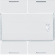 Enjoliveur 4PB KNX LED pure - APPAREILLAGE MURAL  HAGER WXE314B