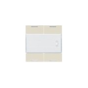 Enjoliveur 4PB KNX LED dune - APPAREILLAGE MURAL  HAGER WXE314D