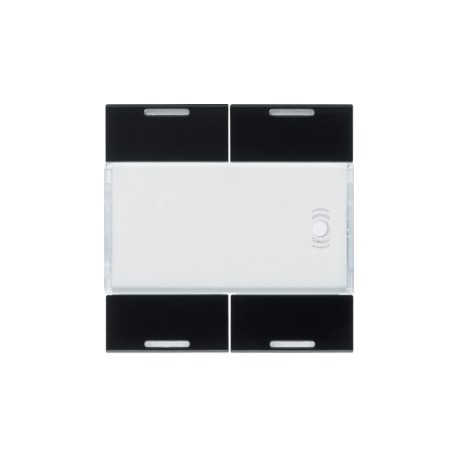 Enjoliveur 4PB KNX LED night - APPAREILLAGE MURAL  HAGER WXE314N