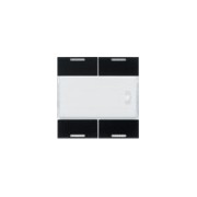 Enjoliveur 4PB KNX LED night - APPAREILLAGE MURAL  HAGER WXE314N