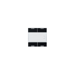 Enjoliveur 4PB KNX LED night - APPAREILLAGE MURAL  HAGER WXE314N