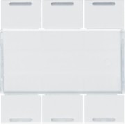 Enjoliveur 6PB KNX LED pure - APPAREILLAGE MURAL  HAGER WXE316B