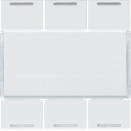 Enjoliveur 6PB KNX LED pure - APPAREILLAGE MURAL  HAGER WXE316B