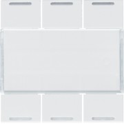 Enjoliveur 6PB KNX LED pure - APPAREILLAGE MURAL  HAGER WXE316B