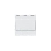 Enjoliveur 6PB KNX LED pure - APPAREILLAGE MURAL  HAGER WXE316B