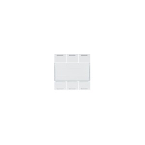 Enjoliveur 6PB KNX LED pure - APPAREILLAGE MURAL  HAGER WXE316B