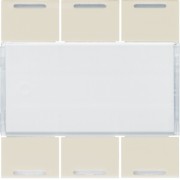 Enjoliveur 6PB KNX LED dune - APPAREILLAGE MURAL  HAGER WXE316D