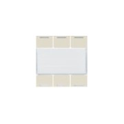 Enjoliveur 6PB KNX LED dune - APPAREILLAGE MURAL  HAGER WXE316D