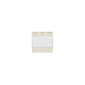 Enjoliveur 6PB KNX LED dune - APPAREILLAGE MURAL  HAGER WXE316D