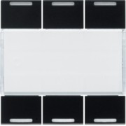 Enjoliveur 6PB KNX LED night - APPAREILLAGE MURAL  HAGER WXE316N