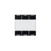 Enjoliveur 6PB KNX LED night - APPAREILLAGE MURAL  HAGER WXE316N