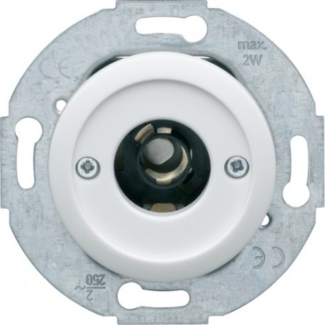 1930 Pouss à voyant E10 blanc - APPAREILLAGE MURAL 1930 HAGER WMV023B