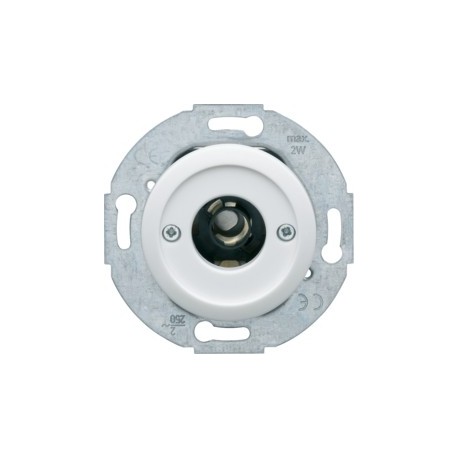 1930 Pouss à voyant E10 blanc - APPAREILLAGE MURAL 1930 HAGER WMV023B