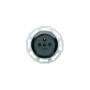 1930 Prise 2P + T sanvis noire - APPAREILLAGE MURAL 1930 HAGER WMV100N