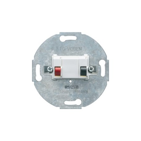 1930 Prise HP simple Blanc - APPAREILLAGE MURAL 1930 HAGER WMV290B