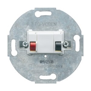 1930 Prise HP simple Blanc - APPAREILLAGE MURAL 1930 HAGER WMV290B