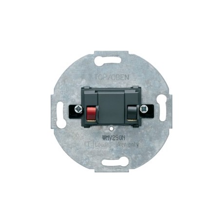 1930 Prise HP simple Noir - APPAREILLAGE MURAL 1930 HAGER WMV290N