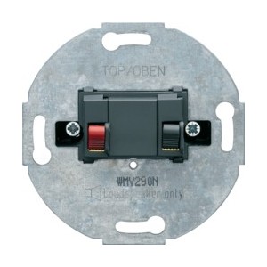 1930 Prise HP simple Noir - APPAREILLAGE MURAL 1930 HAGER WMV290N