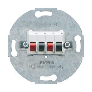 1930 Prise HP double Blanc - APPAREILLAGE MURAL 1930 HAGER WMV291B