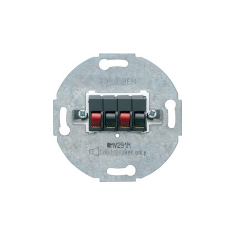 1930 Prise HP double Noir - APPAREILLAGE MURAL 1930 HAGER WMV291N