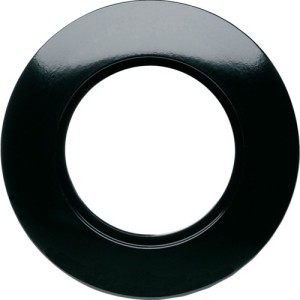 1930 Plaque 1 poste noire - APPAREILLAGE MURAL 1930 HAGER WMV411