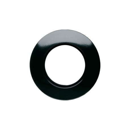 1930 Plaque 1 poste noire - APPAREILLAGE MURAL 1930 HAGER WMV411