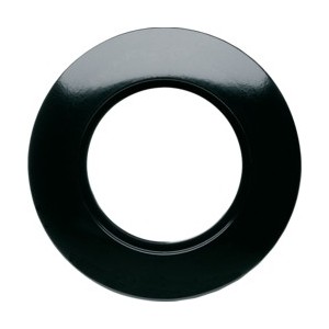 1930 Plaque 1 poste noire - APPAREILLAGE MURAL 1930 HAGER WMV411