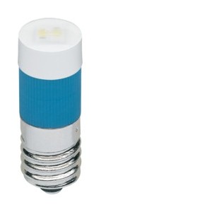 1930 Lampe E10 à Led bleu - APPAREILLAGE MURAL 1930 HAGER WMV694