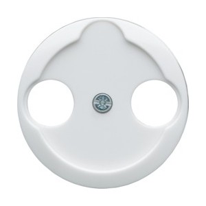 1930 Enjo prise TV + FM Blanc - APPAREILLAGE MURAL 1930 HAGER WMV741B