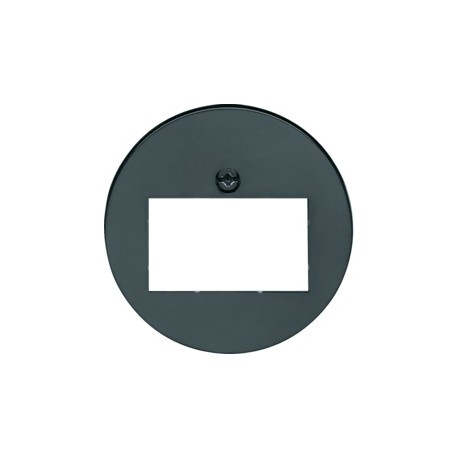 1930 Enjo HP ou RJ45, Noir - APPAREILLAGE MURAL 1930 HAGER WMV750N