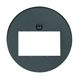 1930 Enjo HP ou RJ45, Noir - APPAREILLAGE MURAL 1930 HAGER WMV750N