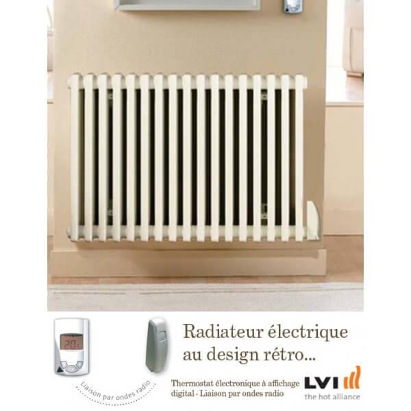 Radiateur inertie fluide LVI EPOK Horizontal - Radiateur electrique - Vita  Habitat