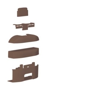 Té, Dérivation, 3D M - MOULURES PLINTHES  HAGER ATA122088014