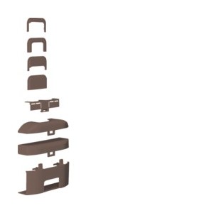 Té, Dérivation, 3D M - MOULURES PLINTHES  HAGER ATA163088014