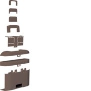 Té, Dérivation, 3D M - MOULURES PLINTHES  HAGER ATA205088014