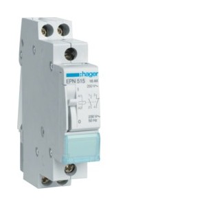 Télérupteur 1O+1F 230V - AUTOMATISMES  HAGER EPN515