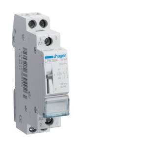 Télérupteur 2F 24V - AUTOMATISMES  HAGER EPN524