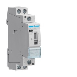 Contact sil manu 25A, 1F, 230V - AUTOMATISMES  HAGER ERC125S