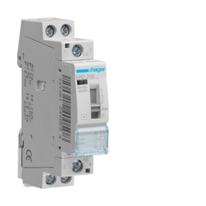Relais de cde 16A, 1F+1O, 24V - AUTOMATISMES  HAGER ERD218