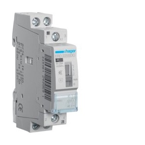 Contact sil manu 25A 2F 24VDC - AUTOMATISMES  HAGER ERD225SDC