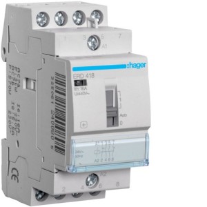 Relais de cde 16A, 2F+2O, 24V - AUTOMATISMES  HAGER ERD418