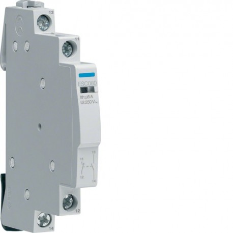 Contact auxiliaire 6A, 1F+1O - AUTOMATISMES  HAGER ESC080