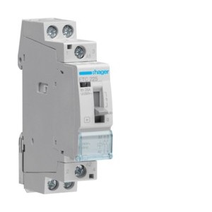 Contact J/N 25A, 2F, 230V - AUTOMATISMES  HAGER ETC225